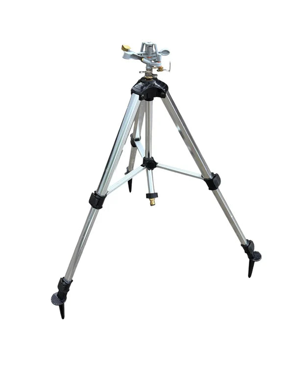 Garden Impulse Sprinkler on Tripod 24m Lawn Water Spray 360° Adjustable