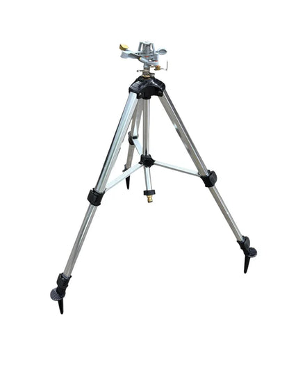 Garden Impulse Sprinkler on Tripod 24m Lawn Water Spray 360° Adjustable