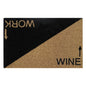60cm x 40cm Doormat with 'Wine Work' Design