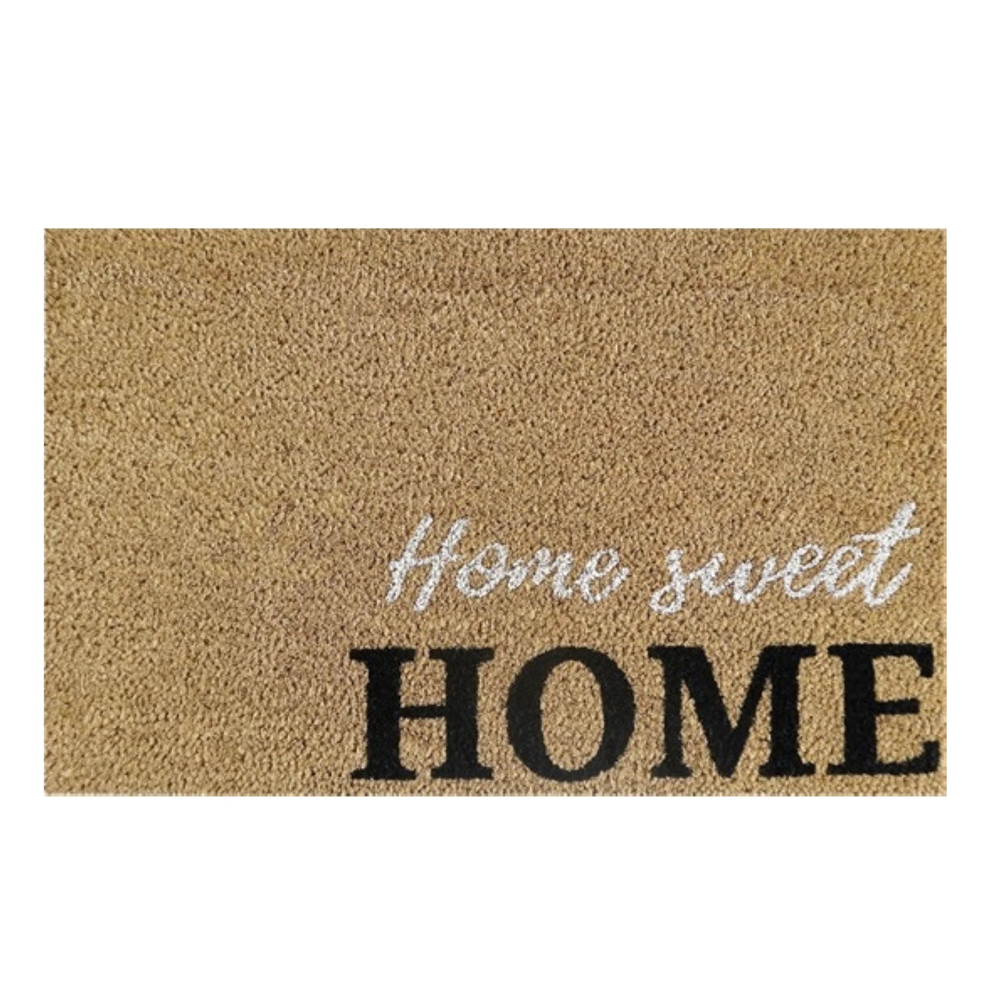 60cm x 40cm Doormat with 'Home Sweet Home' Design