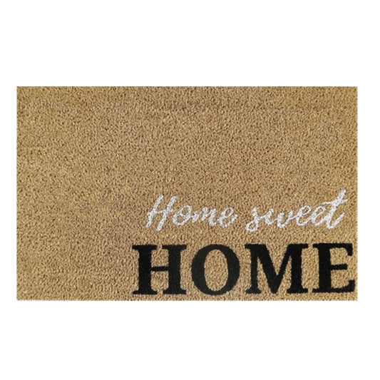 60cm x 40cm Doormat with 'Home Sweet Home' Design