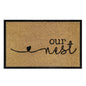 60cm x 40cm Doormat with 'Our Nest' Design