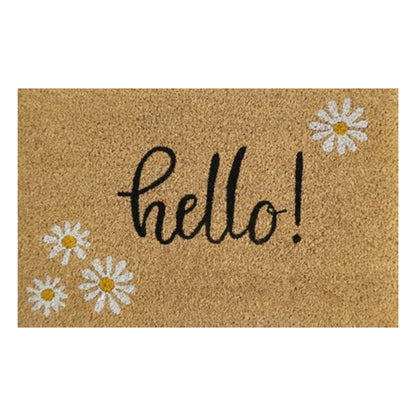 60cm x 40cm Doormat with 'Hello!' Design