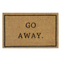 60cm x 40cm Doormat with 'Go Away.' Design