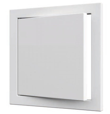 White PP Access Door Panel 150mm x 150mm