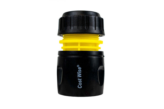 Yellow Female Garden Hose Fitting – 1/2" or 5/8"