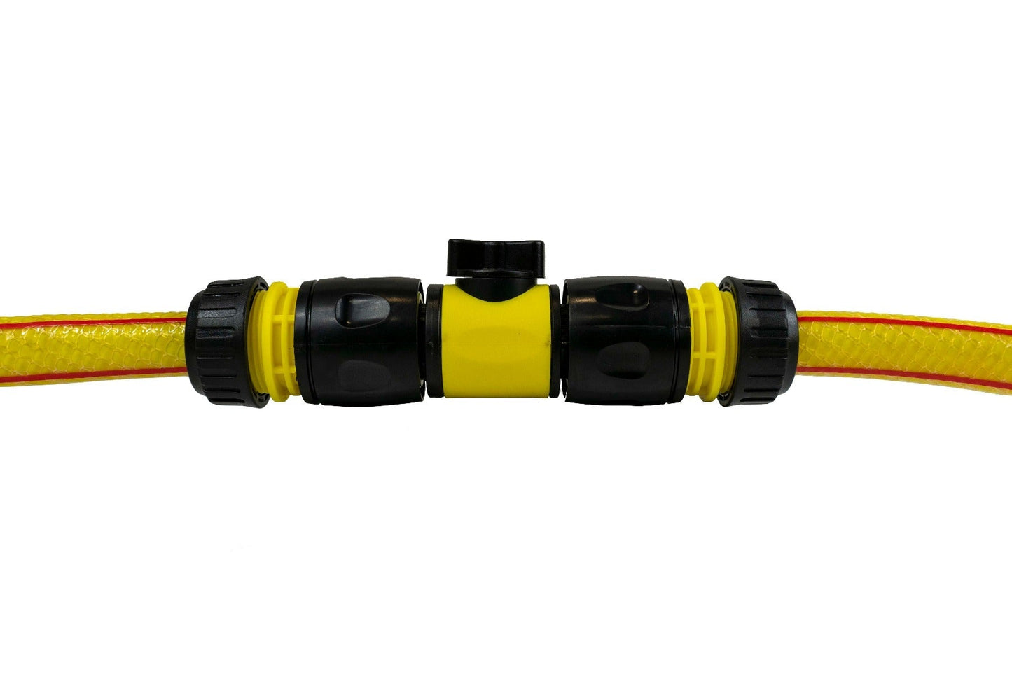 Cost Wise Male‑Male Quick‑Connect Inline Hose Valve Set Yellow/Black
