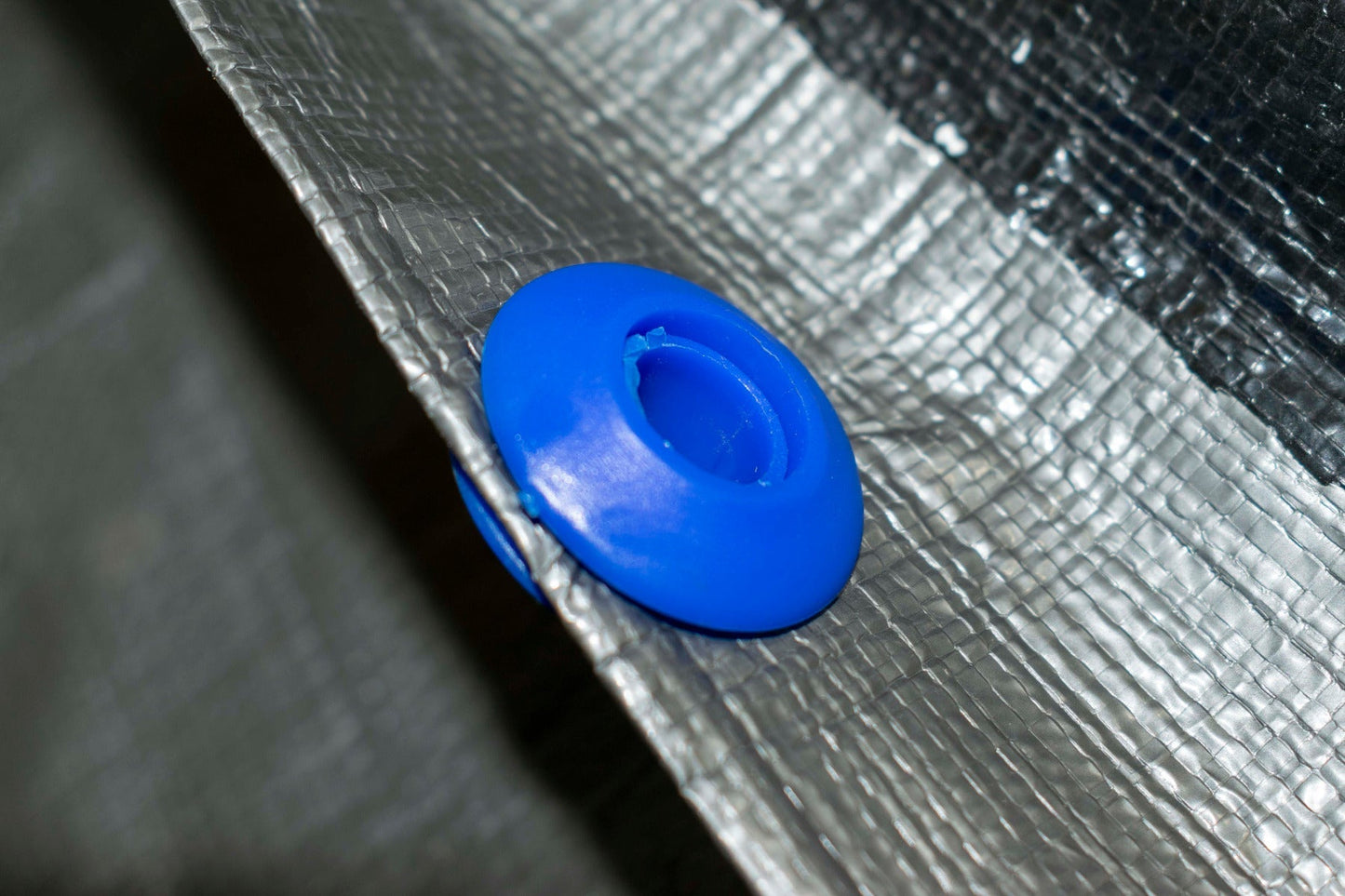 Pack of 10 Blue Tarpaulin Eyelets