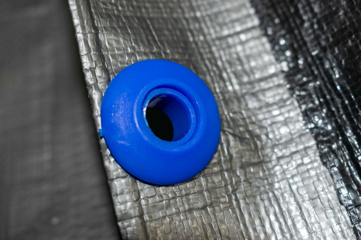 Pack of 10 Blue Tarpaulin Eyelets