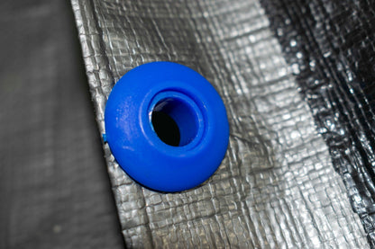 Pack of 10 Blue Tarpaulin Eyelets