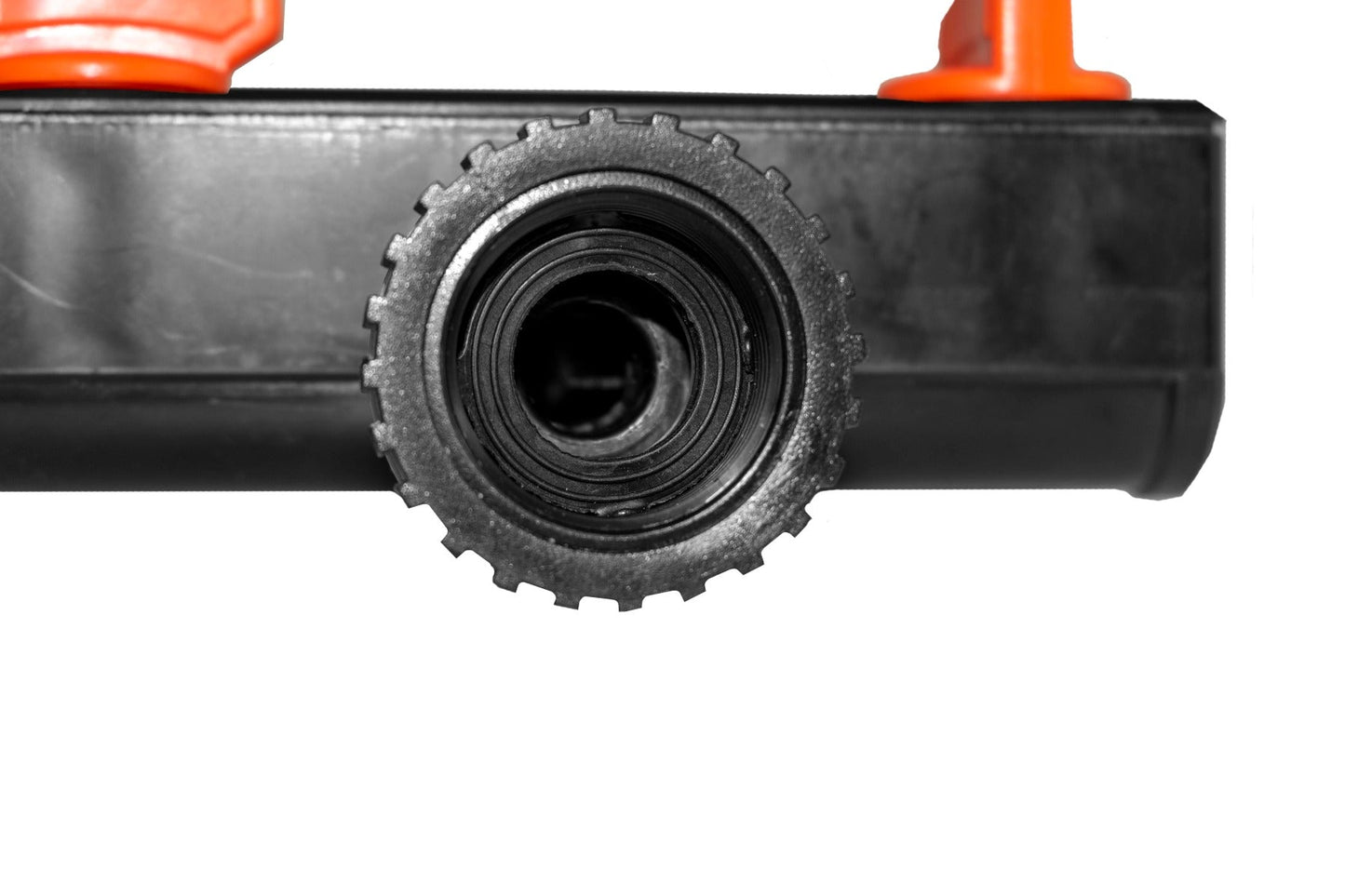 Dual Outlet Tap Connector with Valves & Snap-On Fittings – PP Construction