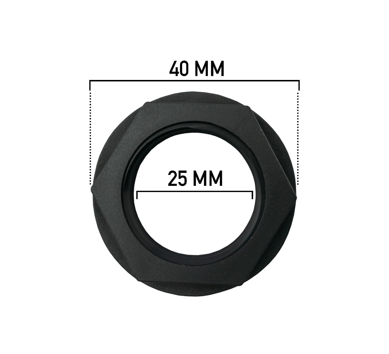 ¾" BSP Female Thread Back Nut Complete with Washer