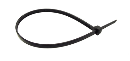 100 x Heavy-Duty Black Cable Ties – 4.8mm x 250mm Nylon Zip Ties
