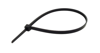 100 x Black Cable Ties – 3.6mm x 370mm Heavy-Duty Zip Ties