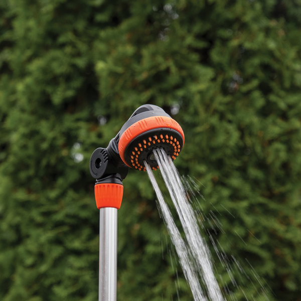 Outdoor Shower on Garden Stake