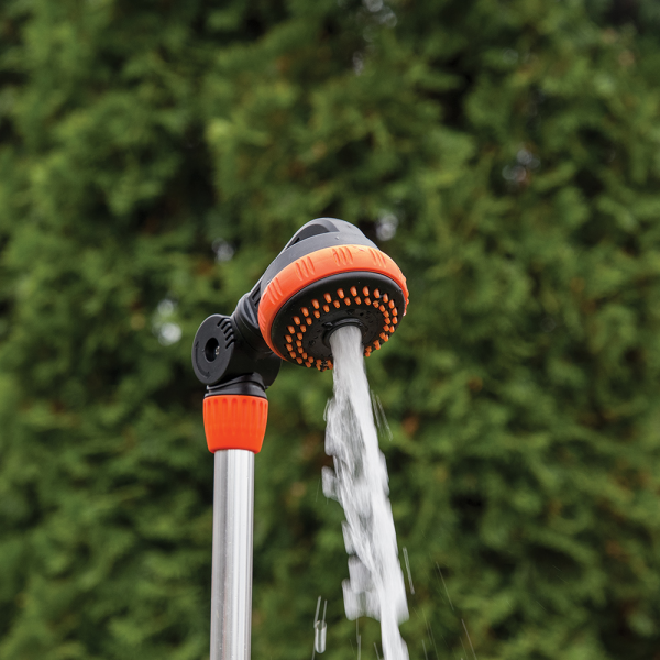 Outdoor Shower on Garden Stake
