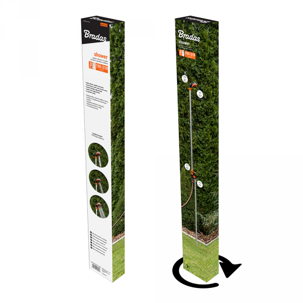 Outdoor Shower on Garden Stake