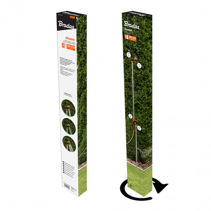 Outdoor Shower on Garden Stake