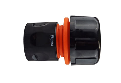 Black/Orange Female Garden Hose Fitting Max Flo 1"