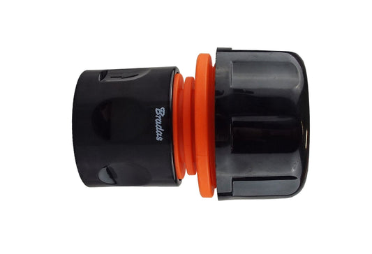 Black/Orange Female Garden Hose Fitting Max Flo 1"