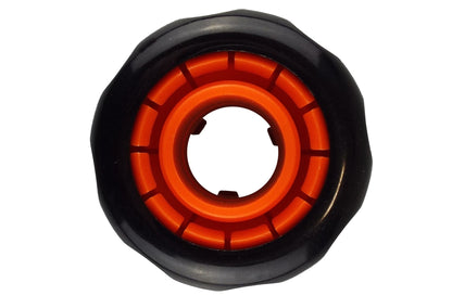 Black/Orange Female Garden Hose Fitting Max Flo 1"