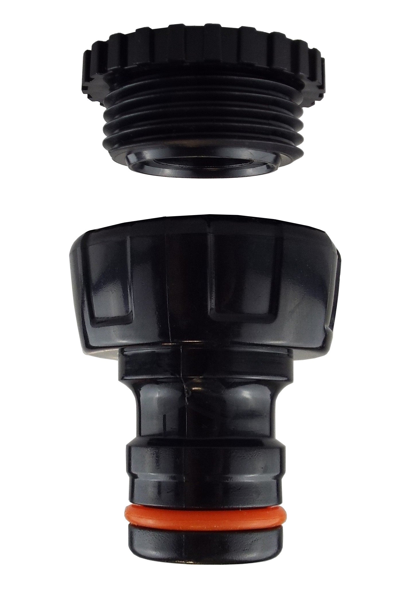 Max Flo Black/Orange 1"-3/4" BSP Female Tap Fitting