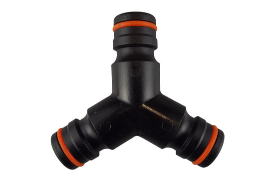 Black/Orange Three-Way Max Flo Splitter Connector