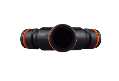 Black/Orange Three-Way Max Flo Splitter Connector
