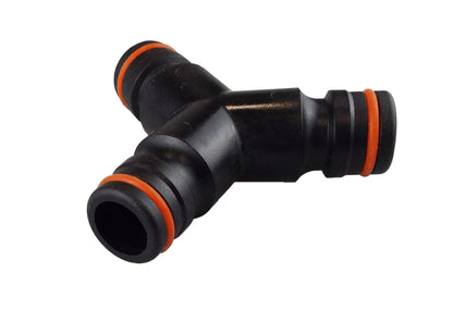 Black/Orange Three-Way Max Flo Splitter Connector