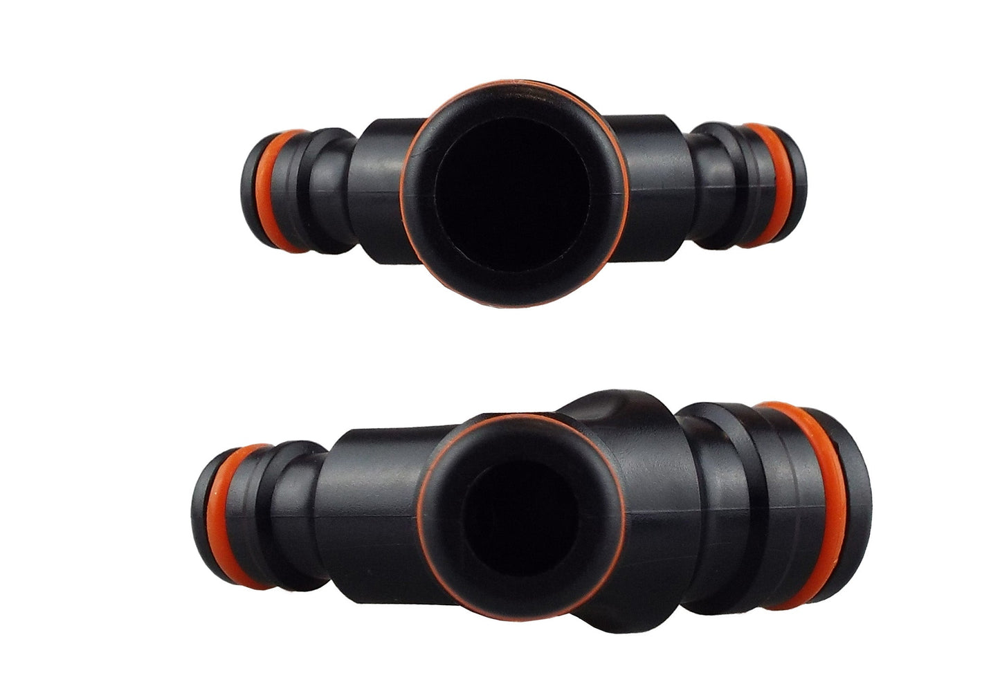 Black/Orange Three-Way Max Flo to Standard Snap-On Connector