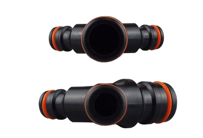 Black/Orange Three-Way Max Flo to Standard Snap-On Connector