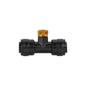 Replacement Tee Nozzle for Outdoor Garden Misting Set – Black & Orange