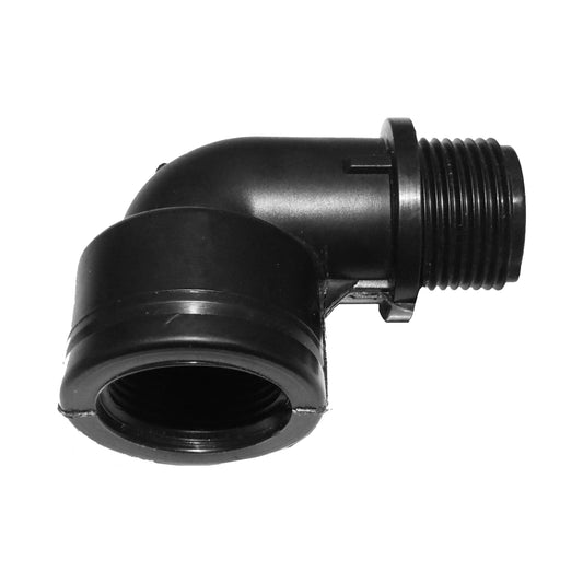 1.5" BSP Male to Female Elbow Connector – 90° Threaded Fitting