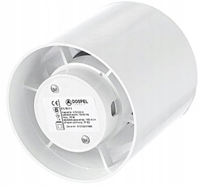 100mm Euro 1 Inline Bathroom Ventilation Fan