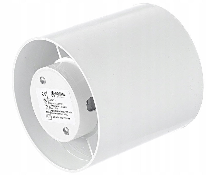 100mm Euro 1 Inline Bathroom Ventilation Fan