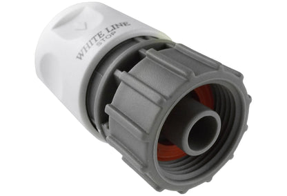 IBC 2” S60X6 Cap with Integrated BSPM Valve and ¾” BSPF Quick-Connect Female Hose Connector – WL