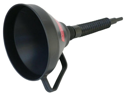 Black Car Fuel Funnel with Flexible Spout