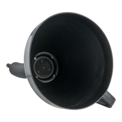 Black Car Fuel Funnel with Flexible Spout