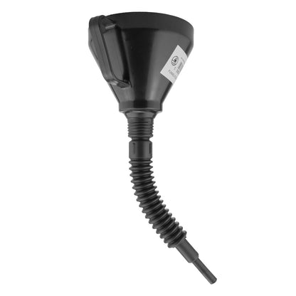 Black Car Fuel Funnel with Flexible Spout