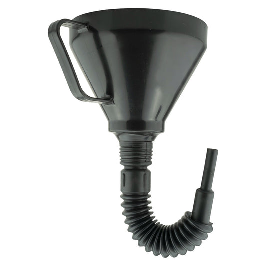 Black Car Fuel Funnel with Flexible Spout
