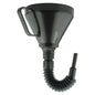 Black Car Fuel Funnel with Flexible Spout