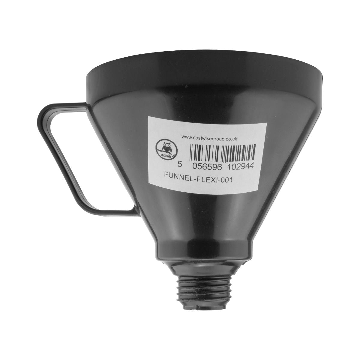 Black Car Fuel Funnel with Flexible Spout