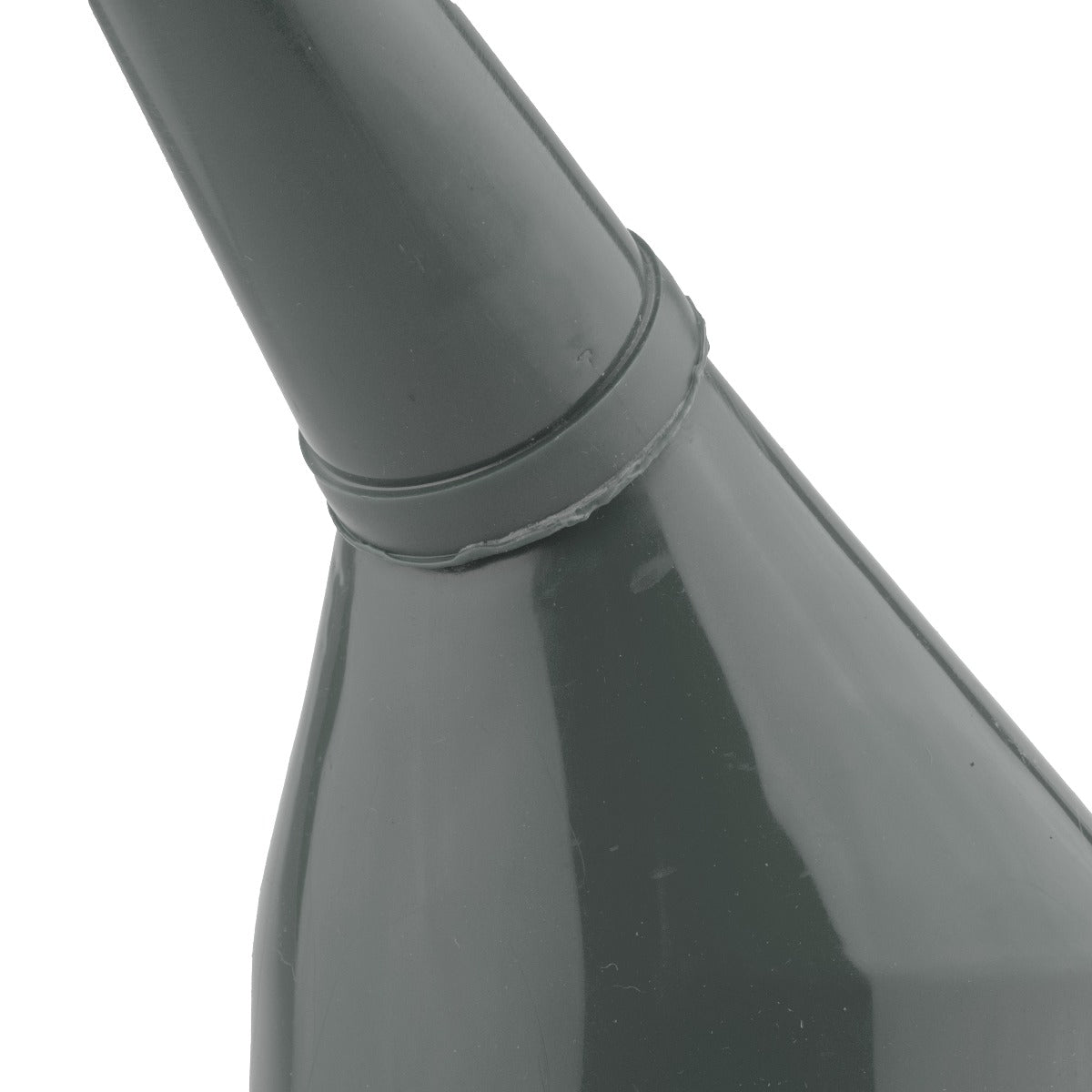 Grey Angled Fuel Filling Funnel with Built-In Filter