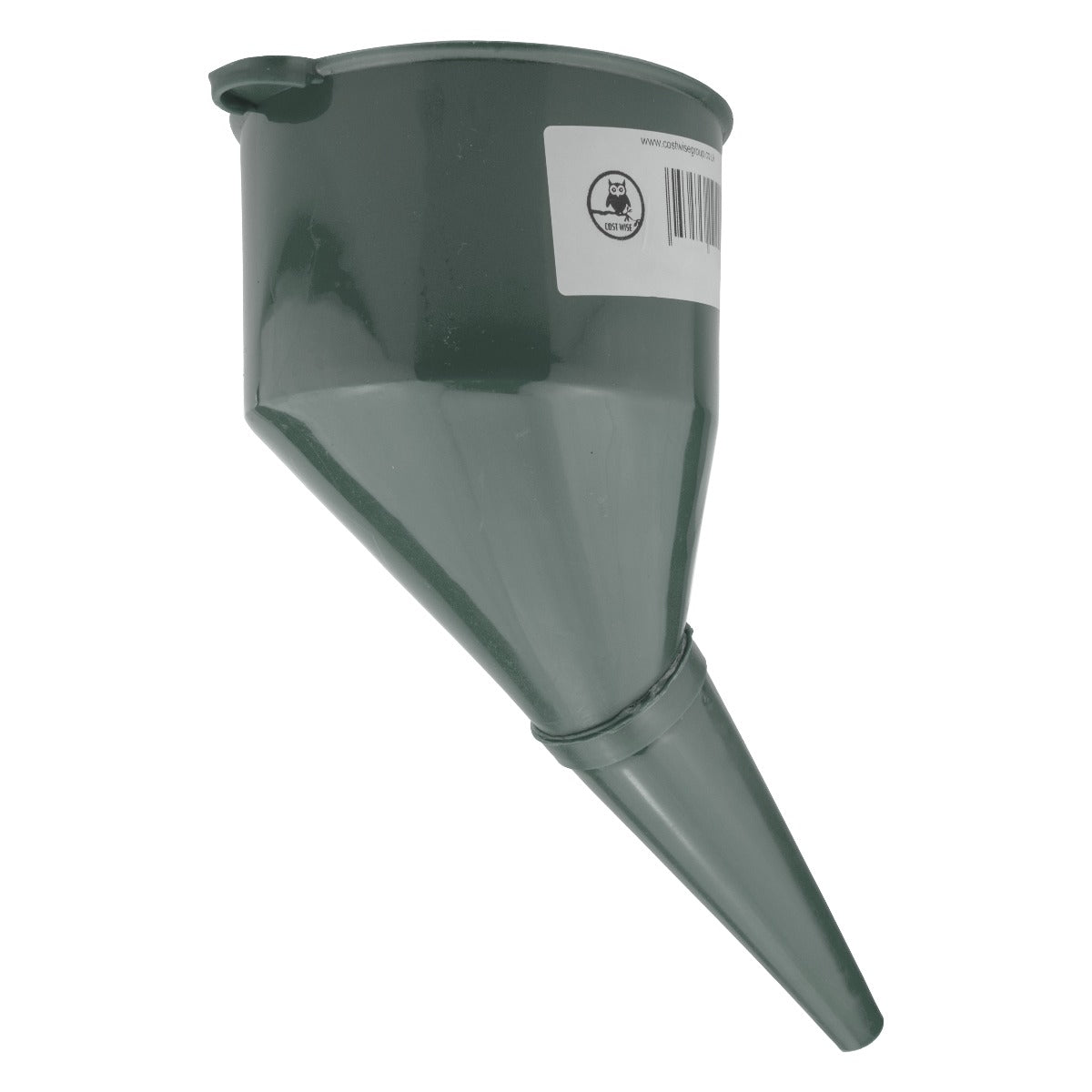 Grey Angled Fuel Filling Funnel with Built-In Filter