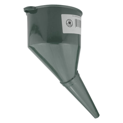 Grey Angled Fuel Filling Funnel with Built-In Filter