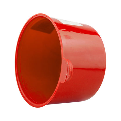 Red Angled Fuel Filling Funnel with Built-In Filter