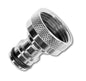 Nickel-Plated Brass 1/2" BSP Female Snap-On Tap Connector Male