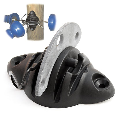 Electric Fence Insulator Pin Lock Gate Corner Post Connector Farm Fencing