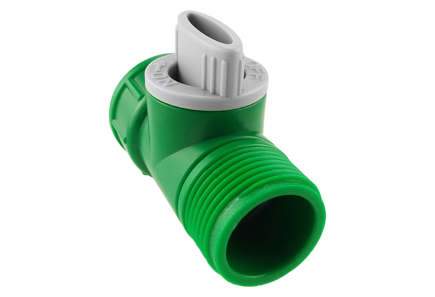 ¾" BSPM-F Threaded Valve Tap Adapter – Green/Grey