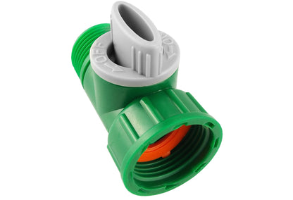 ¾" BSPM-F Threaded Valve Tap Adapter – Green/Grey